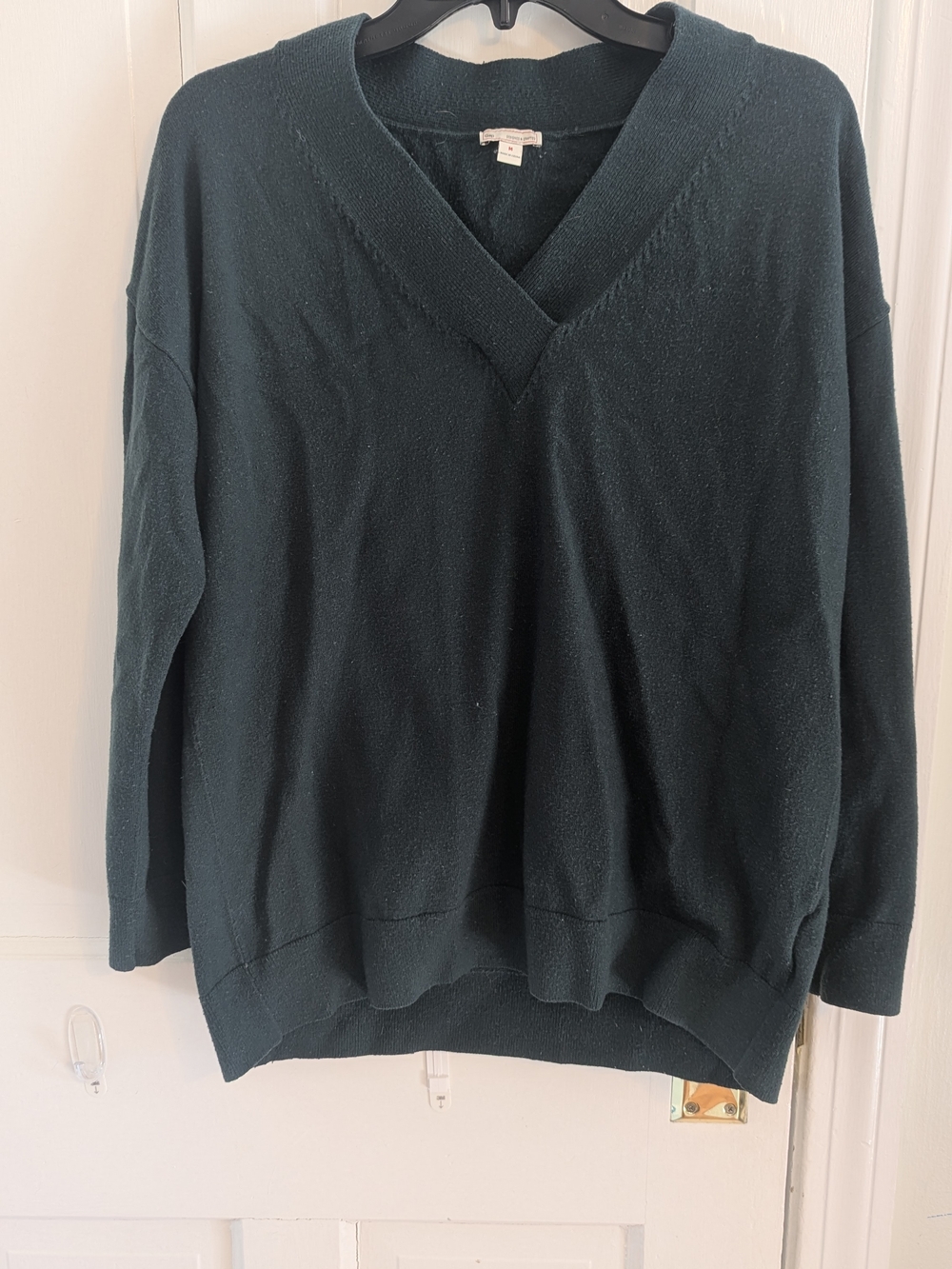 GAP Women's V-Neck Sweater - Deep Teal